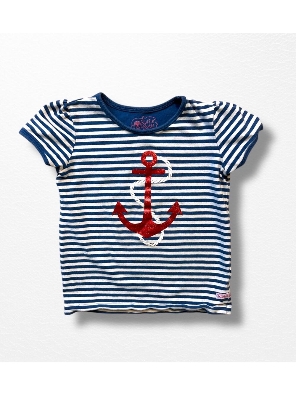 Rufflebutts Nautical Tee, Size 4T